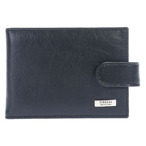 Футляр для карточек Tirelli Классик, цвет: черный. 15-316-0715-316-07 Футляр для карточек Tirelli Классик, цвет: черный. 15-316-0715-316-07Футляр для карточек Tirelli Классик изготовлен из натуральной кожи черного цвета с матовой текстурой. Закрывается футляр при помощи хлястика на кнопку. Внутри содержится блок из 10 прозрачных файлов на 18 пластиковых карт или визиток. Также имеется 4 дополнительных кармашка для пластиковых карт. Такой футляр не только поможет держать в одном месте все пластиковые карты, но и стильно дополнит ваш яркий образ. Футляр упакован в подарочную коробку синего цвета с логотипом фирмы Tirelli. Характеристики: Материал: натуральная кожа, пластик, металл. Цвет: черный. Размер футляра: 10,5 см х 7,5 см х 1,5 см. Количество листов: 10 шт. Размер упаковки: 13,5 см х 9 см х 2,5 см. Артикул: 15-316-07.