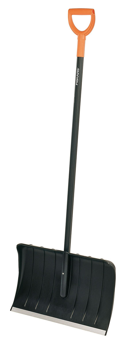 Скрепер для снега Fiskars, ширина 53 см143000 Скрепер для снега Fiskars, ширина 53 см143000Легкий на вес скрепер помогает легко и быстро убрать снег. Черный черенок выполнен из дерева. Эргономичная рукоятка обеспечивает удобство при работе. Ковш усилен алюминиевой кромкой. Мокрый снег не прилипает к лезвию. Характеристики: Материал: металл, пластик, дерево. Длина черенка: 130 см. Ширина скрепера: 53 см. Вес скрепера: 1,52 кг. Размер упаковки: 150 см х 53 см х 10 см.