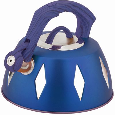 Чайник металлический Bekker De Luxe, цвет: синий, 2,8 л. BK-S455BK-S455 синий Чайник металлический Bekker De Luxe, цвет: синий, 2,8 л. BK-S455BK-S455 синийКорпус чайника Bekker De Luxe выполнен из высококачественной нержавеющей стали, что обеспечивает долговечность использования. Цветной корпус. Пластмассовая фиксированная ручка с прорезиненным покрытием делает использование чайника очень удобным и безопасным. Чайник снабжен свистком и устройством для открывания носика. Капсулированное дно. Подходит для использования на электрических, газовых, стеклокерамических, галогеновых, Можно мыть в посудомоечной машине. Характеристики: Материал: нержавеющая сталь, пластик, резина. Объем: 2,8 л. Диаметр основания чайника: 22,5 см. Толщина стенки: 0,5 мм. Высота чайника (без учета ручки): 11 см. Размер упаковки: 22,5 см х 22,5 см х 20 см.