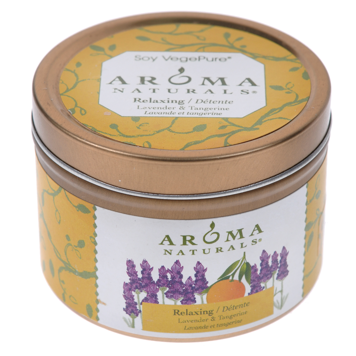 Aroma Naturals Соевая свеча Релакс, с маслом лаванды, мандарина и апельсина, 80 гAR02311 Aroma Naturals Соевая свеча Релакс, с маслом лаванды, мандарина и апельсина, 80 гAR02311Натуральная соевая свеча Aroma Naturals Романтика с эфирными ароматами лаванды и мандарина имея в своем составе только исключительные натуральные компоненты источает нежный аромат, успокаивает и способствует хорошему настроению. Время горения составляет 15 часов.