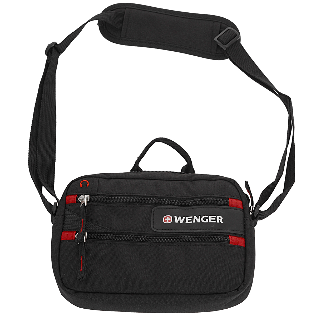 Сумка Wenger Horizontal Accessory Bag, дорожная, цвет: черный, красный18322135 Сумка Wenger Horizontal Accessory Bag, дорожная, цвет: черный, красный18322135Благодаря многофункциональности рюкзака Wenger, вы можете легко организовать свои вещи, отправив ключи, мобильный телефон и еще тысячу мелочей в специальный карман-органайзер. После этого останется еще много места для других необходимых вещей. Рюкзаки и сумки Wenger – это прежде всего современные материалы и фурнитура от надежных поставщиков и швейцарский контроль качества, благодаря которому репутация компании была и остается столь высокой. Продуманная конструкция и современные технологии проявляются главным образом в потрясающей надежности рюкзаков и сумок Wenger. А ведь надежность – самое важное качество и в амуниции, и в людях! Основные характеристики: Прочный ремень с подплечником; Ручка-петля; Основной отсек с карманом; Дополнительный отсек-органайзер с кармашками для документов, плеера, ручек, брелоком для ключей; Отверстие для провода наушников; Внешний карман на молнии. По всем вопросам гарантийного и постгарантийного обслуживания...