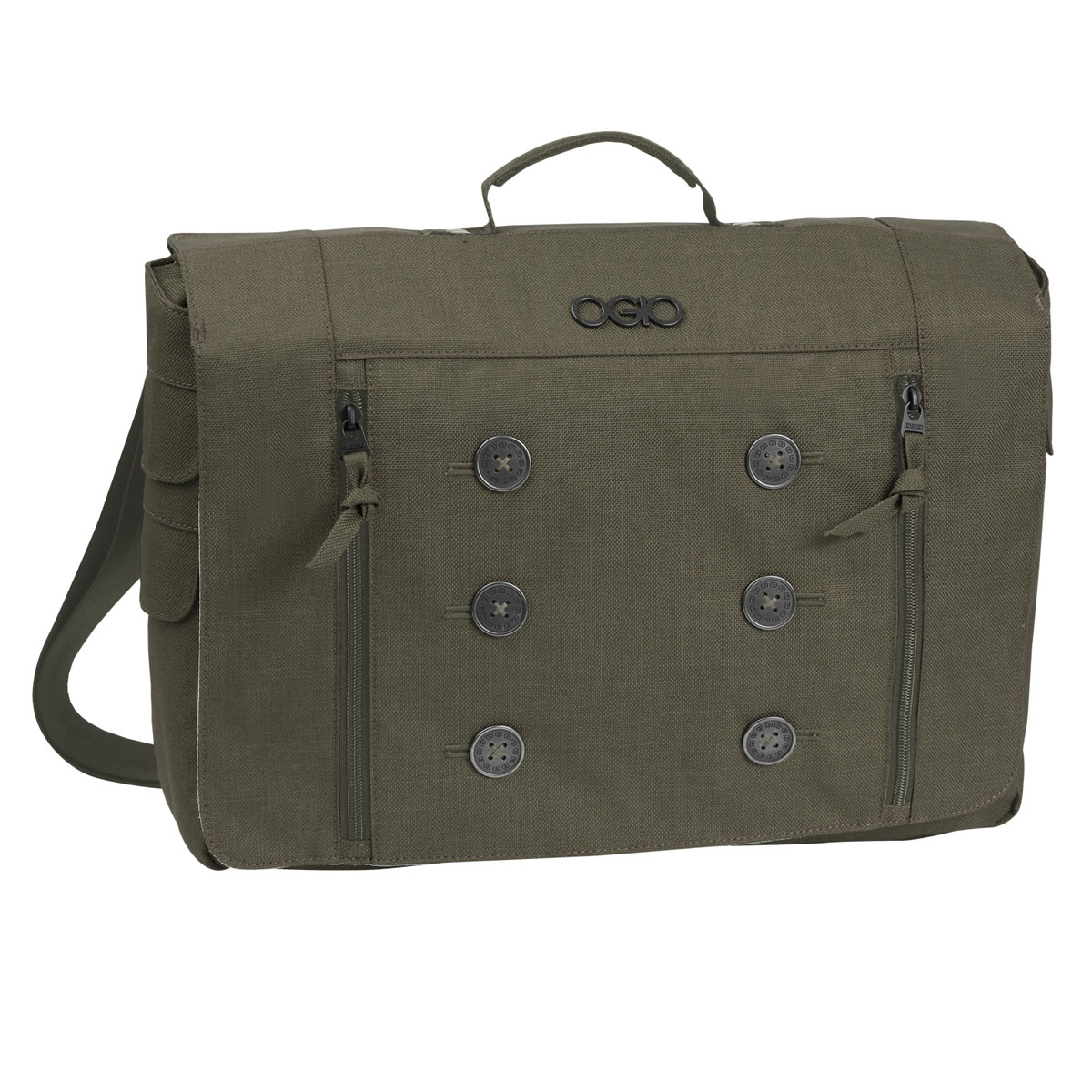 Сумка Ogio Manhattan, цвет: хаки. 114005.194114005.194 Сумка Ogio Manhattan, цвет: хаки. 114005.194114005.194Сумка Ogio Manhattan разработана для ярких и модных людей! Она позволит вам взять с собой все необходимое. Особенности: Отделение на подкладке с эластичной крышкой для большинства ноутбуков размером до 15 дюймов; Задний накладной карман на подкладке вмещает устройства iPad/планшет/электронной книги; Полностью регулируемый плечевой ремень; Большое главное отделение; Стеганая задняя стенка; Дно полностью на подкладке для защиты ноутбука; Накладной карман на подкладке можно использовать для крепления сумки на чемодане; Два передних потайных кармана на молнии; Клапан на липучке; Карманы с клапанами с трех сторон; Универсальное отделение-органайзер с потайным карманом на молнии; Мягкая ручка. Характеристики: Материал: TC 900D Полиэстер. Размеры сумки: 39,4 см х 10,2 см х 27,3 см. Цвет: хаки. Объем: 13,9 л. Размеры отделения для ноутбука: 38,7 см х 25,4 см х 3,81 см. Размер упаковки:...