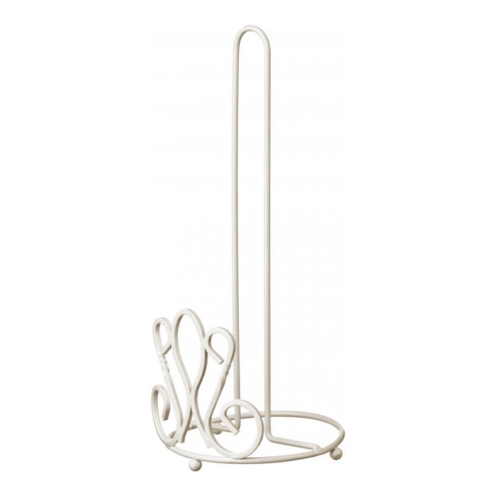 Держатель для бумажного полотенца Premier Housewares De Lis, цвет: белый0508280 Держатель для бумажного полотенца Premier Housewares De Lis, цвет: белый0508280Оригинальный держатель Premier Housewares De Lis, выполненный из окрашенного металла, предназначен для бумажных полотенец. Круглое основание обеспечивает устойчивость подставки. Такой держатель для бумажных полотенец станет полезным аксессуаром в домашнем быту и идеально впишется в интерьер любой кухни. Характеристики: Материал: сталь. Цвет: белый. Высота держателя: 32 см. Диаметр основания: 13,5 см. Артикул: 0508280.
