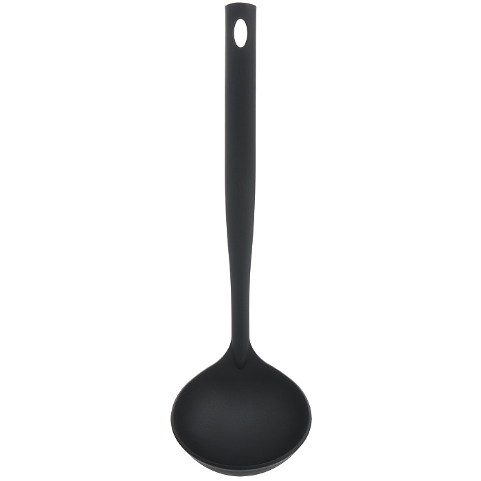 Ложка разливательная Brabantia. 365225365225 Ложка разливательная Brabantia. 365225365225Ложка Brabantia, изготовленная из термостойкого пластика черного цвета, подходит для разливания различных соусов и заправок. Благодаря небольшому ушку на конце ручки ложку можно подвесить в удобном для вас месте на кухне. Практичная и удобная ложка Brabantia займет достойное место среди аксессуаров на вашей кухне. Характеристики: Материал: пластик. Длина ложки: 33 см. Ширина рабочей части: 9,5 см. Артикул: 365225. Гарантия производителя: 5 лет.