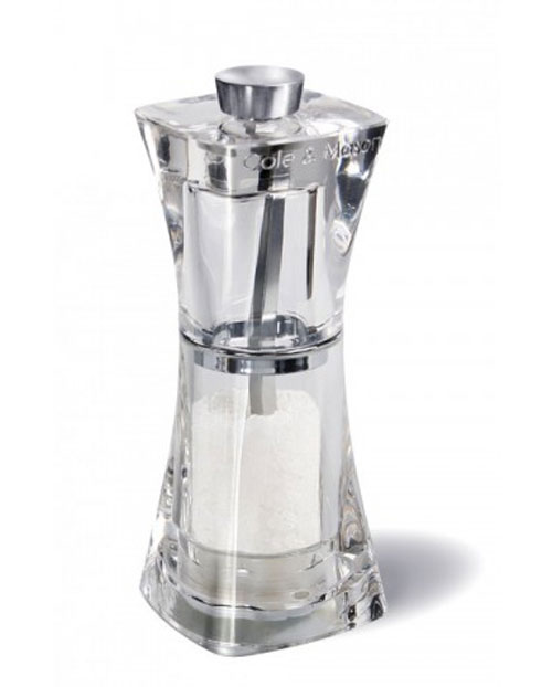 Мельница для соли Crystal, 11 см. H374020H374020 Мельница для соли Crystal, 11 см. H374020H374020Мельница для соли Crystal легка в использовании, стоит только покрутить верхнюю часть мельницы, и Вы с легкостью сможете добавить соль по своему вкусу в любое блюдо. Оригинальная мельница модного дизайна будет отлично смотреться на Вашей кухне. Характеристики: Материал: пластик. Высота: 11 см. Производитель: Китай. Артикул: H374020.
