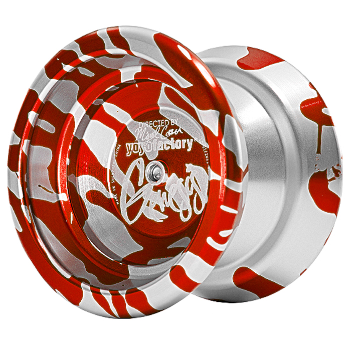 Йо-Йо YoYoFactory Genesis, цвет: красный, серебристыйgenesis/red Йо-Йо YoYoFactory Genesis, цвет: красный, серебристыйgenesis/redПрофессиональное металлическое йо-йо YoYoFactory Genesis разработано чемпионом США и Мира в дисциплинах А5 - Мигелем Корреа. Genesis обладает максимальной стабильностью при высокой скорости игры и уверенной подвижностью. Весь секрет заключается в особом H-профиль строения йо-йо, в котором максимальный вес размещен в ободах, что придает стабильность. Genesis выпускается в различных acid wash цветовых решениях, что позволяет игроку подобрать для себя самую подходящую расцветку. Йо-йо YoYoFactory Genesis - одно из самых популярных йо-йо, с которыми игроки выступают на соревнованиях. Мигель Корреа уже дважды одерживал победу на Чемпионате Мира с этой моделью. Йо-йо - это игрушка, состоящая из двух симметричных половинок соединенных осью, к которой прикреплена веревка. Современный йо-йо значительно отличается от тех, к которым многие привыкли. Сейчас йо-йо - это такая же часть молодежной культуры как скейт, ВМХ или сноуборд. Йо-йо популярно во многих странах...