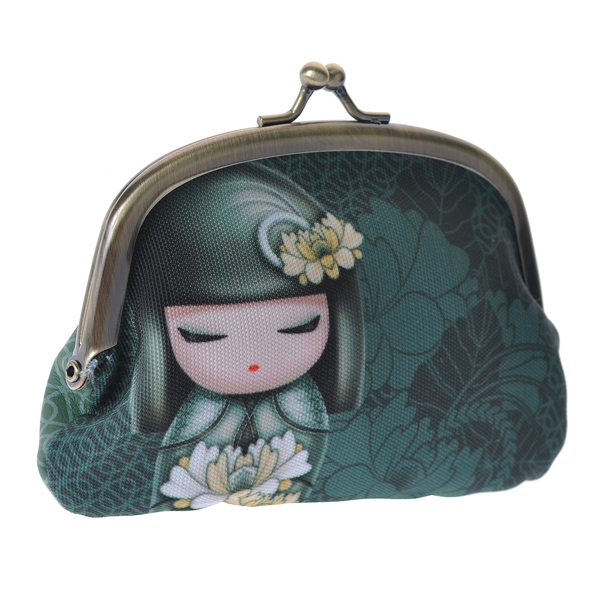Кошелек на защелке Kimmidoll Туки (Оптимизм). KF0874KF0874 Кошелек на защелке Kimmidoll Туки (Оптимизм). KF0874KF0874Компактный кошелек Kimmidoll Туки (Оптимизм) зеленого цвета выполнен с одной стороны из полиэстера, с другой - из искусственной кожи. Оформлен красочным принтом в японском стиле. Кошелек предназначен для хранения бумажных денег, монет или приятных мелочей. Имеет одно отделение и закрывается на металлическую защелку. Такой аксессуар оригинального дизайна придется по душе любительнице стильных и практичных вещиц. Он не займет много места в сумочке и добавит индивидуальности своей обладательнице. Привет, меня зовут Туки! Я талисман оптимизма. Мой дух полон надежды и силы! Ваша способность всегда и во всем видеть позитив, призывает силу моего духа. Пусть Ваш бесконечный оптимизм наполнит Вашу жизнь интересными возможностями и откроет путь к процветанию! Характеристики: Материал: полиэстер, искусственная кожа, металл. Размер кошелька: 12,5 см х 9 см х 2,5 см. Артикул: KF0874.