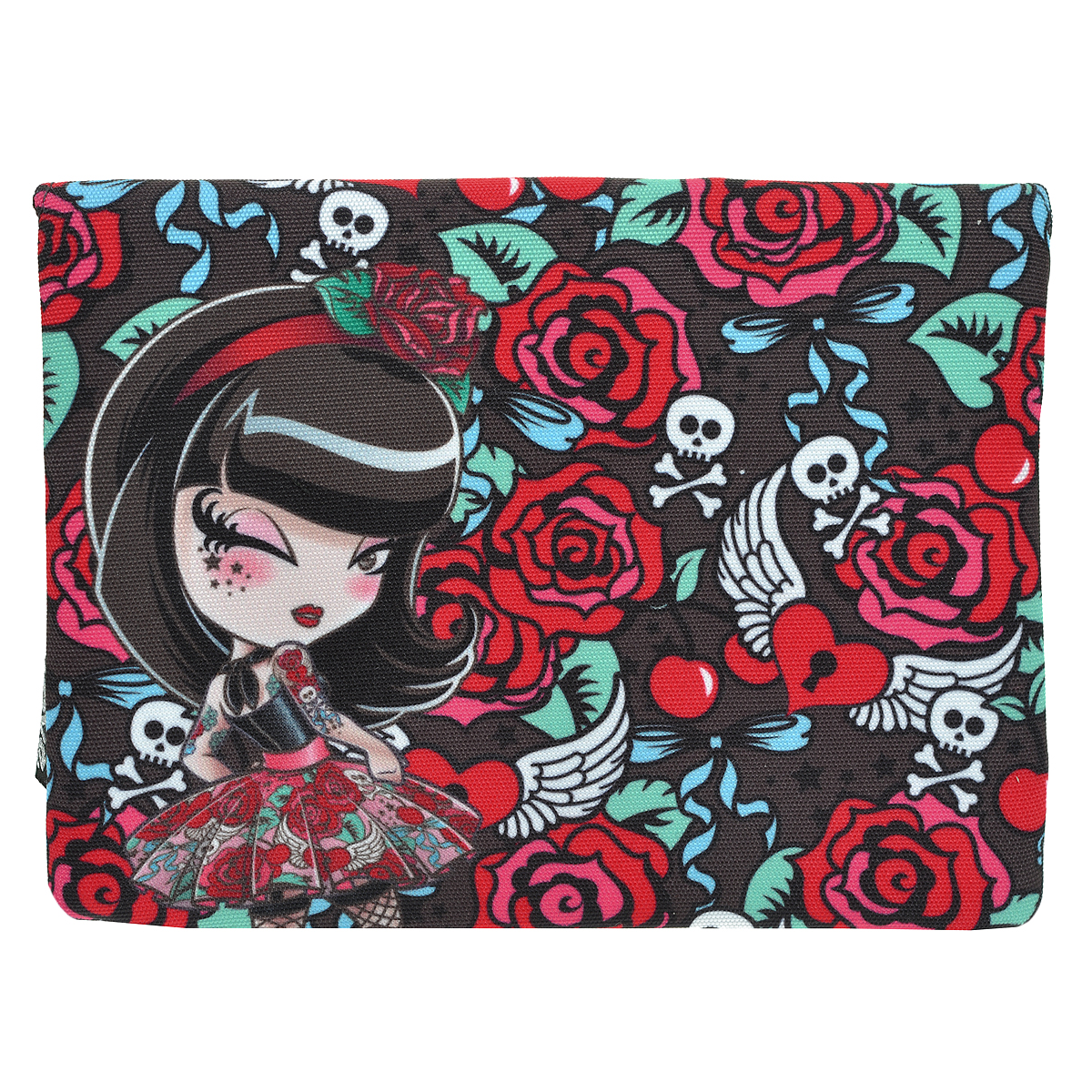 Мини-клатч Kimmidoll Роузи Рокет (страсть к жизни), 20 см х 14,5 см. KLF213 kimmidoll кейс для косметики фуми