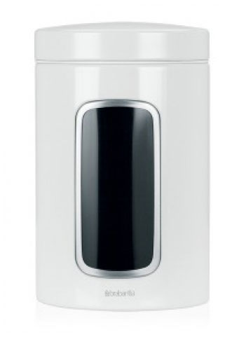 Контейнер для сыпучих продуктов Brabantia с окном, 1,4 л. 491009491009 Контейнер для сыпучих продуктов Brabantia с окном, 1,4 л. 491009491009Контейнер для сыпучих продуктов Brabantia, изготовленный из высококачественной нержавеющей стали, станет незаменимым помощником на кухне. В нем будет удобно хранить разнообразные сыпучие продукты, такие как кофе, крупы, макароны или специи. Контейнер снабжен металлической крышкой и окошком. Оригинальный дизайн контейнера позволит украсить любую кухню, внеся разнообразие, как в строгий классический стиль, так и в современный кухонный интерьер. Характеристики: Материал: нержавеющая сталь, пластик. Объем: 1,4 л. Диаметр: 9 см. Высота: 16 см. Толщина стенки: 0,5 мм. Размер упаковки: 16 см х 10,5 см х 10,5 см. Артикул: 491009. Гарантия производителя: 5 лет.