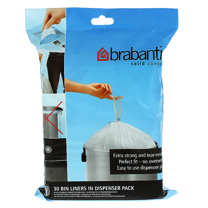 Пакеты для мусора Brabantia, 50 л, 30 шт. 375705375705 Пакеты для мусора Brabantia, 50 л, 30 шт. 375705375705Одноразовые пакеты Brabantia, выполненные из пластика, предназначены для мусорного бака . Предотвращают загрязнение бака, удобны в использовании и имеют затягивающиеся ручки, которые позволяют затянуть пакет и завязать его. Характеристики: Материал: пластик. Объем мешка: 50 л. Количество в упаковке: 30 шт. Размер мешка: 45 см х 20 см х 21,6 см. Артикул: 375705. Гарантия производителя: 5 лет.