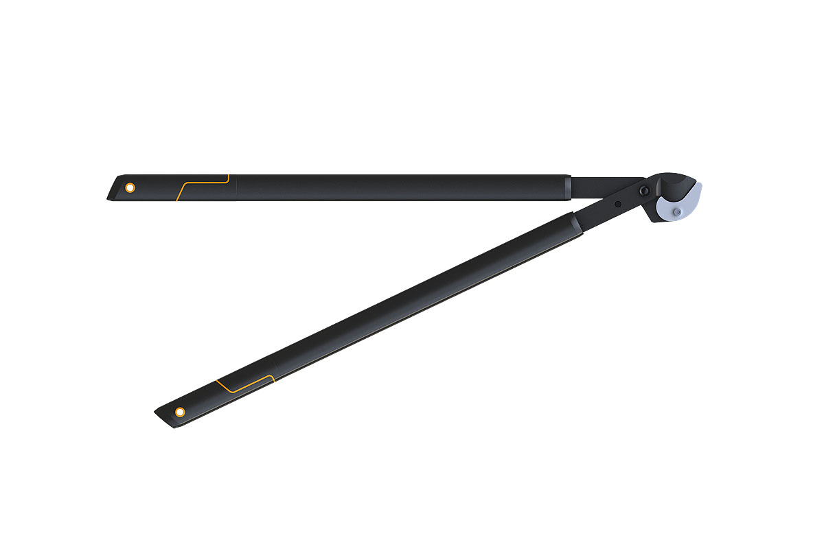 Сучкорез большой плоскостной Fiskars, с загнутыми лезвиями, 82 см112460 Сучкорез большой плоскостной Fiskars, с загнутыми лезвиями, 82 см112460Сучкорез Fiskars SingleStep - это просто находка, как для начинающих садоводов, так и для профессионалов. Удобные рукоятки изготовлены из армированного стекловолокном полипропилена черного цвета (PPGF), а лезвия из закаленной стали с антифрикционным покрытием для более эффективной работы в саду. Волнообразное лезвие ножниц для живой изгороди спроектировано специально для оптимального захвата и предотвращения зажевывания веток между лезвиями. Особенности сучкореза: Легкие и долговечные рукоятки из полипропилена Лезвия из закаленной стали Загнутые лезвия для интенсивной работы с сырой древесиной Режущая способность 40 мм.