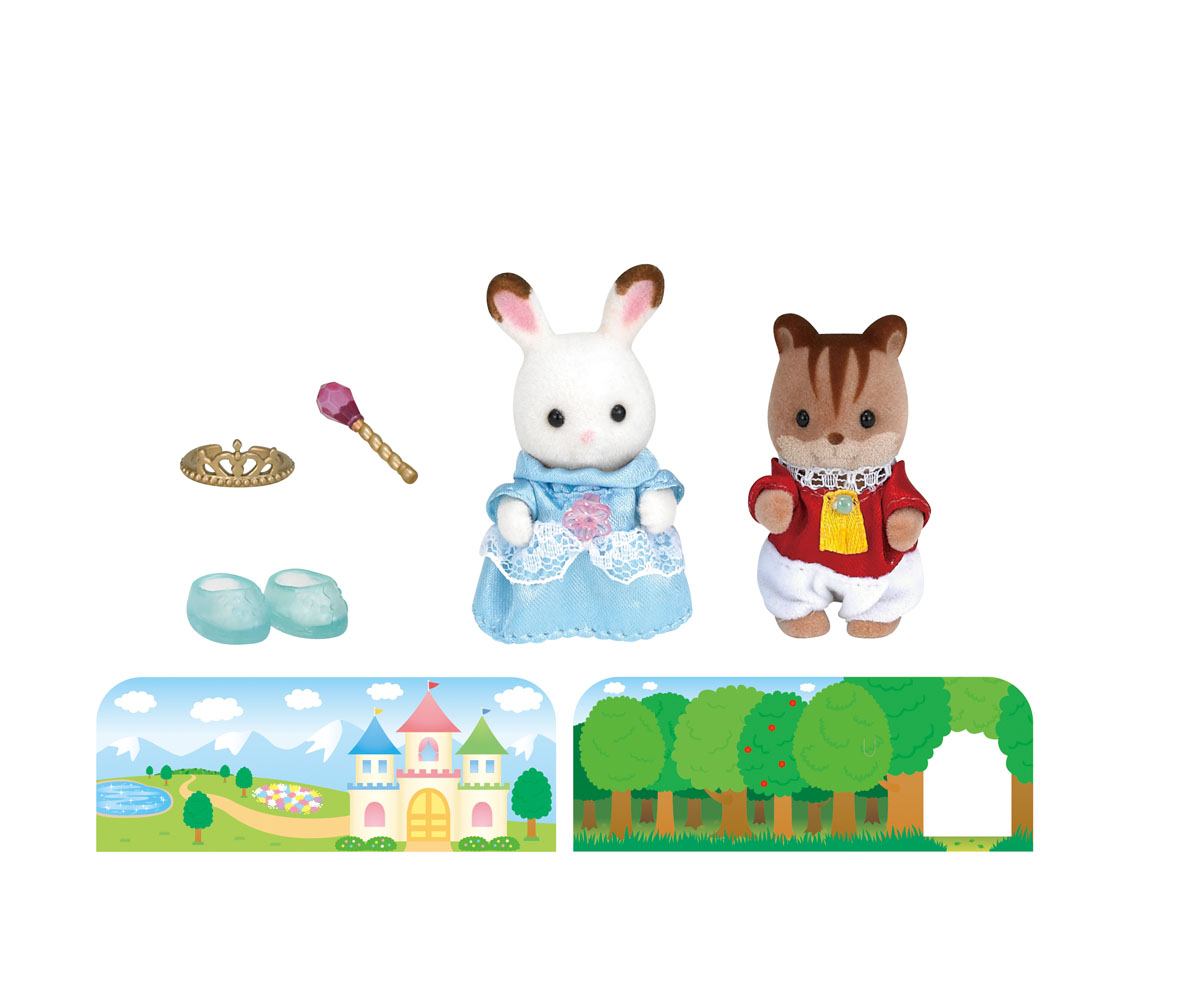 Sylvanian Families Набор фигурок Спектакль в детском саду3589 Sylvanian Families Набор фигурок Спектакль в детском саду3589Игровой набор Sylvanian Families Спектакль в детском саду привлечет внимание вашей малышки и не позволит ей скучать. Набор включает в себя две фигурки малышей в театральных костюмах и аксессуары для игры с ними: волшебную палочку, корону, туфельки и декорации. Фигурки выполнены из пластика и покрыты мягким приятным на ощупь флоком. Ваша малышка будет часами играть с набором, придумывая различные истории. Sylvanian Families - это целый мир маленьких жителей, объединенных общей легендой. Жители страны Sylvanian Families - это кролики, белки, медведи, лисы и многие другие. У каждого из них есть дом, в котором есть все необходимое для счастливой жизни. В городе, где живут герои, есть школа, больница, рынок, пекарня, детский сад и множество других полезных объектов. Жители этой страны живут семьями, в каждой из которой есть дети. В домах Sylvanian Families царит уют и гармония. Домашние животные радуют хозяев. Здесь продумана каждая мелочь, от одежды...