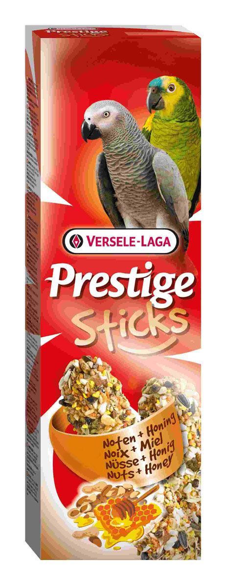 Лакомство для крупных попугаев Versele-Laga Prestige Sticks, с орехами и медом, 1х70 г422319 Лакомство для крупных попугаев Versele-Laga Prestige Sticks, с орехами и медом, 1х70 г422319Лакомство Versele-Laga Prestige Sticks - это запеченная палочка с арахисом, миндалем, медом и другими полезными и вкусными ингредиентами для крупных попугаев. Деревянная палочка оснащена пластиковым крючком, за который лакомство можно повесить на клетку. Благодаря этому ореховому празднику ваша птица насладится кулинарными изысками. Для скуки не останется ни единого шанса. Давайте постоянно как дополнение к основному корму. Состав: семена, зерновые, орехи (2,2%: земляной орех, миндаль), мед (2%), различные сахара, пекарские продукты, масла и жиры. Добавки: консерванты, красители. Вес: 70 г. Длина палочки: 23 см. Товар сертифицирован.