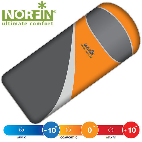 Мешок-одеяло спальный Norfin SCANDIC COMFORT 350 NS L, цвет: оранжевый/серый, левосторонняя молнияNS-30207 Мешок-одеяло спальный Norfin SCANDIC COMFORT 350 NS L, цвет: оранжевый/серый, левосторонняя молнияNS-30207Комфортный спальный мешок-одеяло Norfin Scandic Comfort 350 NS L, рассчитан на три сезона использования. Внешняя и внутренняя ткани прочны и комфортны. Наиболее подходящая модель как для кемпинга, так и для треккинга. Особенности: -лента от закусывания ткани замком -теплый воротник -отделение под подушку с двумя входами -возможность состегивать спальники -планка, утепляющая молнию -внутренний карман -петли для просушки -петля на замке для удобства открывания -компрессионный мешок.