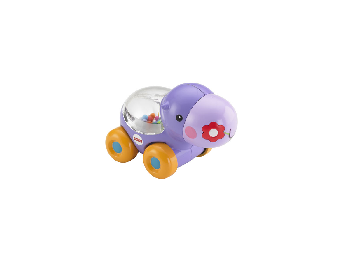 Fisher Price Развивающая игрушка Бегемотик с прыгающими шарикамиBGX29/BGX30 Fisher Price Развивающая игрушка Бегемотик с прыгающими шарикамиBGX29/BGX30Игрушка Fisher-Price Newborn Бегемотик с прыгающими шариками надолго займет внимание вашего малыша. Игрушка выполнена из безопасного пластика фиолетового и оранжевого цветов в виде забавного бегемотика на четырех колесиках. Внутри него под прозрачным окошком находятся красочные шарики, которые весело прыгают в то время, когда ребенок толкает бегемотика вперед или назад. Размер игрушки идеален для захвата детской ручкой и развития моторики рук.