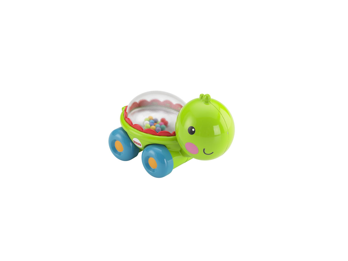 Fisher Price Развивающая игрушка Черепашка с прыгающими шарикамиBGX29/BFH75 Fisher Price Развивающая игрушка Черепашка с прыгающими шарикамиBGX29/BFH75Игрушка Fisher-Price Newborn Черепашка с прыгающими шариками надолго займет внимание вашего малыша. Игрушка выполнена из безопасного пластика салатового и голубого цветов в виде забавной черепашки на четырех колесиках и предназначена для детей возрастом 6 до 36 месяцев. Внутри нее под прозрачным окошком находятся красочные шарики, которые весело прыгают в то время, когда ребенок толкает черепашку вперед или назад. Размер игрушки идеален для захвата детской ручкой и развития моторики рук.