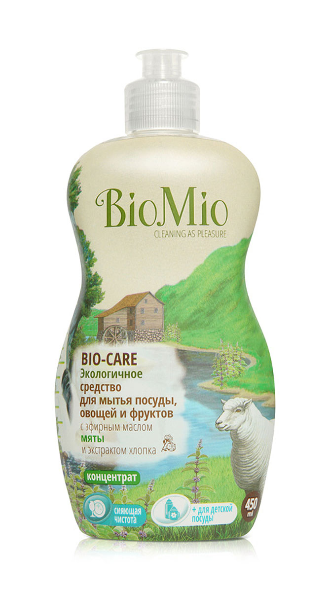 Средство для мытья посуды, овощей и фруктов BioMio, с эфирным маслом мяты, 450 млЭА-240 Средство для мытья посуды, овощей и фруктов BioMio, с эфирным маслом мяты, 450 млЭА-240Многофункциональное эффективное средство BioMio с мягким безопасным действием идеально подходит для мытья детской посуды, овощей и фруктов. Концентрированная формула обеспечивает экономичный расход. Специальная формула с экстрактом хлопка обеспечивает мягкое и деликатное действие на кожу рук. Подтвержденный антибактериальный эффект с дополнительной защитой для всех членов семьи благодаря ионам серебра. Безопасно для окружающей среды. Аромат мяты тонизирует, помогает восстановить силы, взбодриться и зарядится силами для новых достижений. Не содержит: фосфаты, агрессивные ПАВ, SLS/SLES, ПЭГ, хлор, нефтепродукты, искусственные ароматизаторы и красители. BioMio - линейка эффективных средств для дома, использование которых приносит только удовольствие. Уборка помогает не только очистить и гармонизировать свое пространство, но и себя, свои мысли, поэтому важно ее делать с радостью. Средства, созданные с любовью и заботой, помогут в этом и...