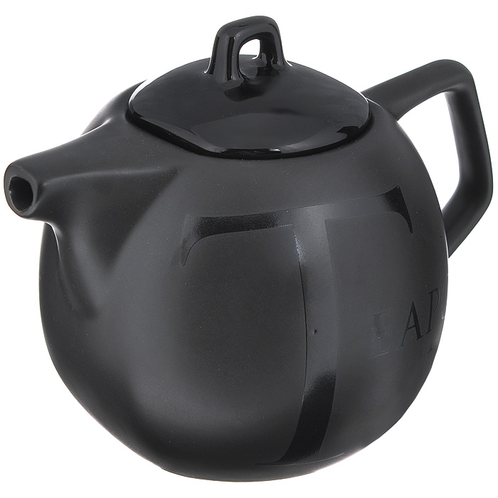 Чайник заварочный Premier Housewares "Text", цвет: черный, 550 мл