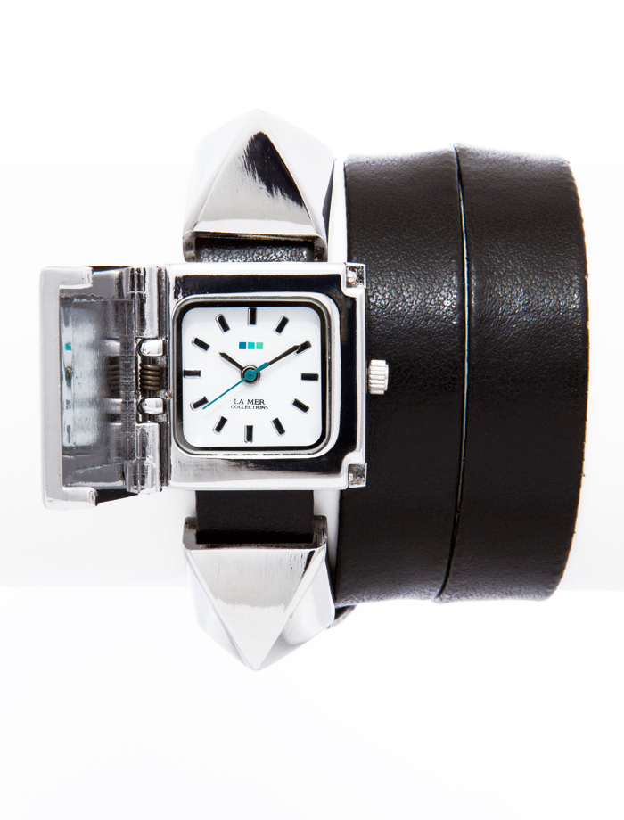 Часы женские наручные La Mer Collections Pyramid Cairo Black Silver. LMPYRAMID002LMPYRAMID002 Часы женские наручные La Mer Collections Pyramid Cairo Black Silver. LMPYRAMID002LMPYRAMID002Женские наручные часы Pyramid Cairo Black Silver позволят вам выделиться из толпы и подчеркнуть свою индивидуальность. Часы оснащены японским кварцевым механизмом SEIKO. Ремешок выполнен из натуральной итальянской кожи с матовой поверхностью. Корпус часов изготовлен из сплава металлов серебристого цвета и закрывается крышкой. Циферблат оснащен часовой, минутной и секундной стрелками и защищен минеральным стеклом. Часы застегиваются на классическую застежку. Часы хранятся на специальной подушечке в футляре из искусственной кожи, крышка которого оформлена логотипом компании La Mer Collection. Характеристики: Механизм: кварцевый SEIKO (Япония). Размер корпуса: 23 х 23 х 13 мм. Материал корпуса: сплав металлов. Стекло: минеральное. Ремешок: Итальянская натуральная кожа. Размер ремешка: 55 х 1,3 см. Гарантия: 1 год. Размер упаковки: 10 см x 10 см x 6,5 см.