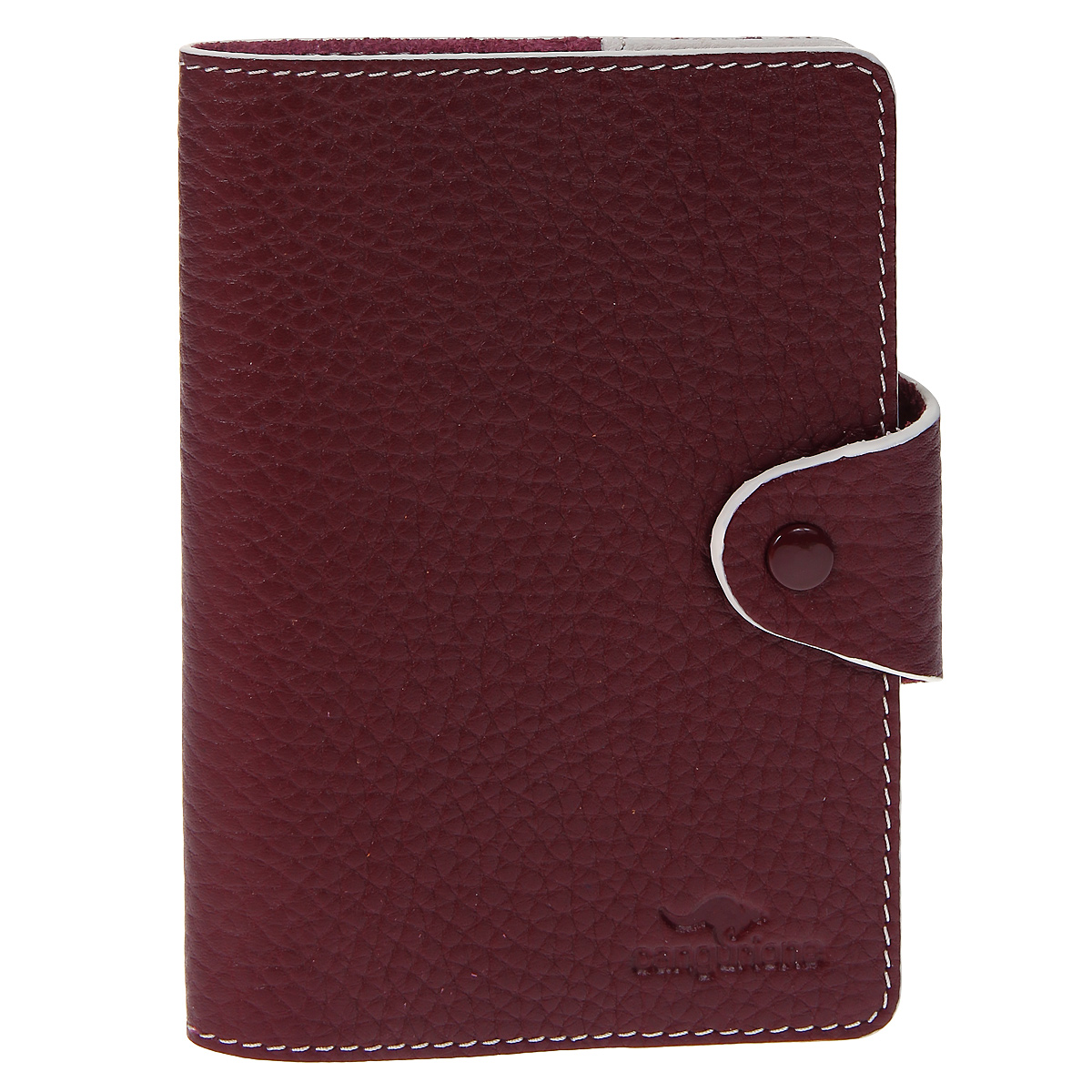 Обложка для паспорта Cangurione, цвет: бордовый. 3342-F3342-F/Burgundy-Beige нат.кожа Обложка для паспорта Cangurione, цвет: бордовый. 3342-F3342-F/Burgundy-Beige нат.кожаЭлегантная обложка для паспорта Cangurione не только поможет сохранить внешний вид ваших документов и защитит их от повреждений, но и станет стильным аксессуаром, идеально подходящим вашему образу. Обложка выполнена из натуральной кожи и оформлена тиснением в виде логотипа Cangurione. Обложка закрывается клапаном на кнопку. Изделие упаковано в коробку из плотного картона с логотипом фирмы. Характеристики: Материал: натуральная кожа. Размер в сложенном виде: 9,5 см х 13,5 см х 2 см. Размер упаковки: 11,5 см х 15,5 см х 2,5 см. Артикул: 3342-F/Burgundy-Beige.