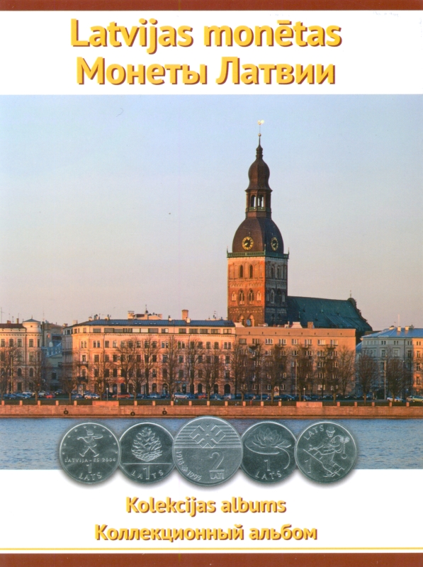 Коллекционный альбом-планшет для монет ЛатвииF30 BLUE Коллекционный альбом-планшет для монет ЛатвииF30 BLUEАльбом предназначен для размещения современных монет Латвии, находящихся в обращении - сантимов и латов образца 1992-2013 гг. В планшете имеются ячейки каплевидной формы под размещение: 24 монет номиналом 1 лат, 3 монет номиналом 2 лата, 6 монет номиналами 1, 2, 5, 10, 20, 50 сантимов. С 1 января 2014 года Латвия перешла с национальной валюты на евро. Заполненный альбом будет представлять собой завершенную коллекцию монет (без учета погодовых разновидностей).