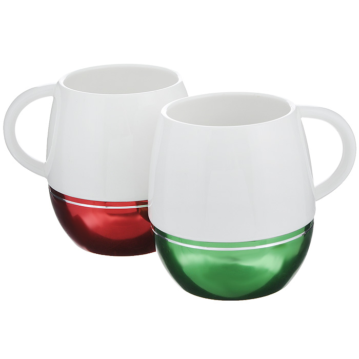 Набор кружек Amber Porcelain, 430 мл, 2 шт214175 Набор кружек Amber Porcelain, 430 мл, 2 шт214175Набор Amber Porcelain состоит из двух кружек, выполненных из фарфора. Дно изделий оснащено силиконовой накладкой. Этот необычный набор станет великолепным подарком для каждого и, несомненно, вызовет восхищение.