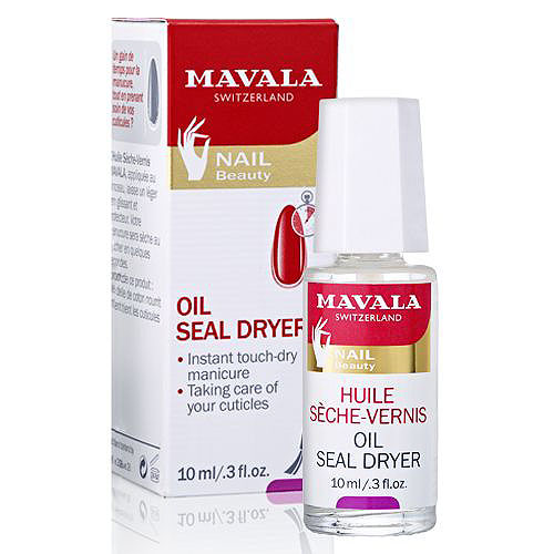 Mavala Сушка-фиксатор лака с маслом Oil Seal Dryer, 10 мл14-616 Mavala Сушка-фиксатор лака с маслом Oil Seal Dryer, 10 мл14-616Сушка-фиксатор лака с маслом Mavala Oil Seal Dryer обеспечивает моментальное высыхание лака и одновременно ухаживает за кутикулой, делая ее мягкой и эластичной. Придает маникюру неповторимый глянец и насыщенность, а кутикуле аккуратный вид, как будто вы только что посетили профессиональный салон. Содержит уникальные ингредиенты защищающие лак от сколов и трещин, не оставляет липкий слой на поверхности ногтей и создает прочное эластичное покрытие. Хлопковое масло, входящее в состав фиксатора, обладает регенерирующими и смягчающими свойствами. Оно ухаживает за кутикулой, питает и увлажняет ее. Регулярное применение сушки-фиксатора позволит вам сэкономить время на маникюр и обеспечит великолепный уход за кутикулой.
