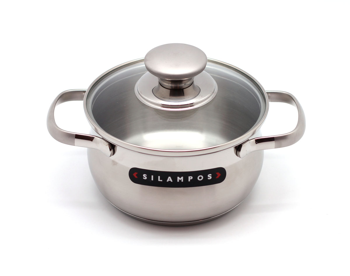 Кастрюля Silampos Роял Сатин с крышкой, 3,5 л633123V61022 Кастрюля Silampos Роял Сатин с крышкой, 3,5 л633123V61022633123V61022 Кастрюля 3,5 л (22см) РОЯЛ САТИН Характеристики: Материал: сталь. Размер: 260*240*120мм. Артикул: 633123V61022.