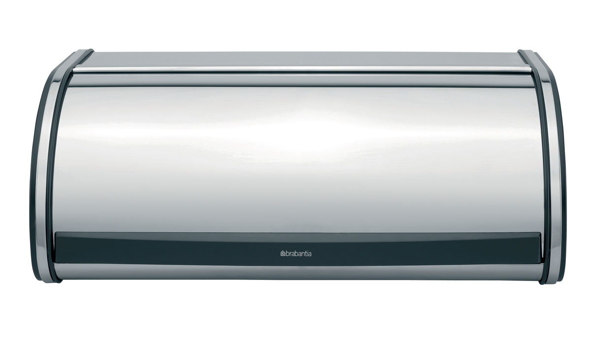 Хлебница Brabantia, 46,5 х 27,5 х 18 см 132841132841 Хлебница Brabantia, 46,5 х 27,5 х 18 см 132841132841Хлебница Brabantia изготовлена из высококачественной нержавеющей стали. Изделие оснащено откидной крышкой с зеркальной полировкой и пластиковой вставкой. Хлебница предназначена для хранения хлеба, чипсов, кексов и других хлебобулочных изделий. В ней продукты долго сохраняют привлекательный внешний вид, остаются свежими и хрустящими. Крышка плавно открывается и герметично закрывается. Вместительность, функциональность и стильный дизайн позволят хлебнице стать не только незаменимым аксессуаром на кухне, но и предметом украшения интерьера. В ней хлеб всегда останется свежим и вкусным.