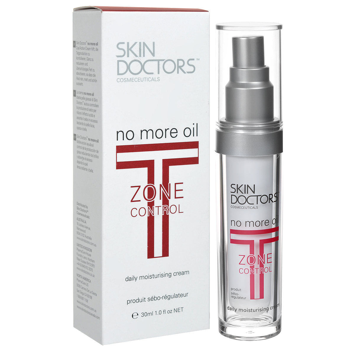 Skin Doctors Крем для удаления жирного блеска T-Zone Control No More Oil, 30 мл950005 Skin Doctors Крем для удаления жирного блеска T-Zone Control No More Oil, 30 мл950005Skin Doctors T-Zone Control No More Oil - крем для удаления жирного блеска, для получения матового и безупречного цвета лица. Новый дневной крем поможет справиться с жирным блеском кожи. Его формула двойного действия не только поглощает излишки жира, но и снижает активность кожных желез. Ваша кожа будет чистой и безупречно матовой в течение всего дня! Чем Skin Doctors отличается от обычного увлажняющего крема? Крем для удаления жирного блеска Skin Doctors превосходит свойства обычного увлажняющего крема. Он содержит эффективный комплекс активных компонентов, специально разработанных для регулирования работы сальных желез и поглощения излишков жира на поверхности кожи, поддерживая при этом, оптимальное увлажнение кожи, чтобы кожа была по-настоящему красивой и здоровой. Как работает крем для удаления жирного блеска Skin Doctors? Skin Doctors сочетает 4 уникальных компонента, идеальных для преобразования кожи, склонной к жирности в области зоны Т. Resistem -...