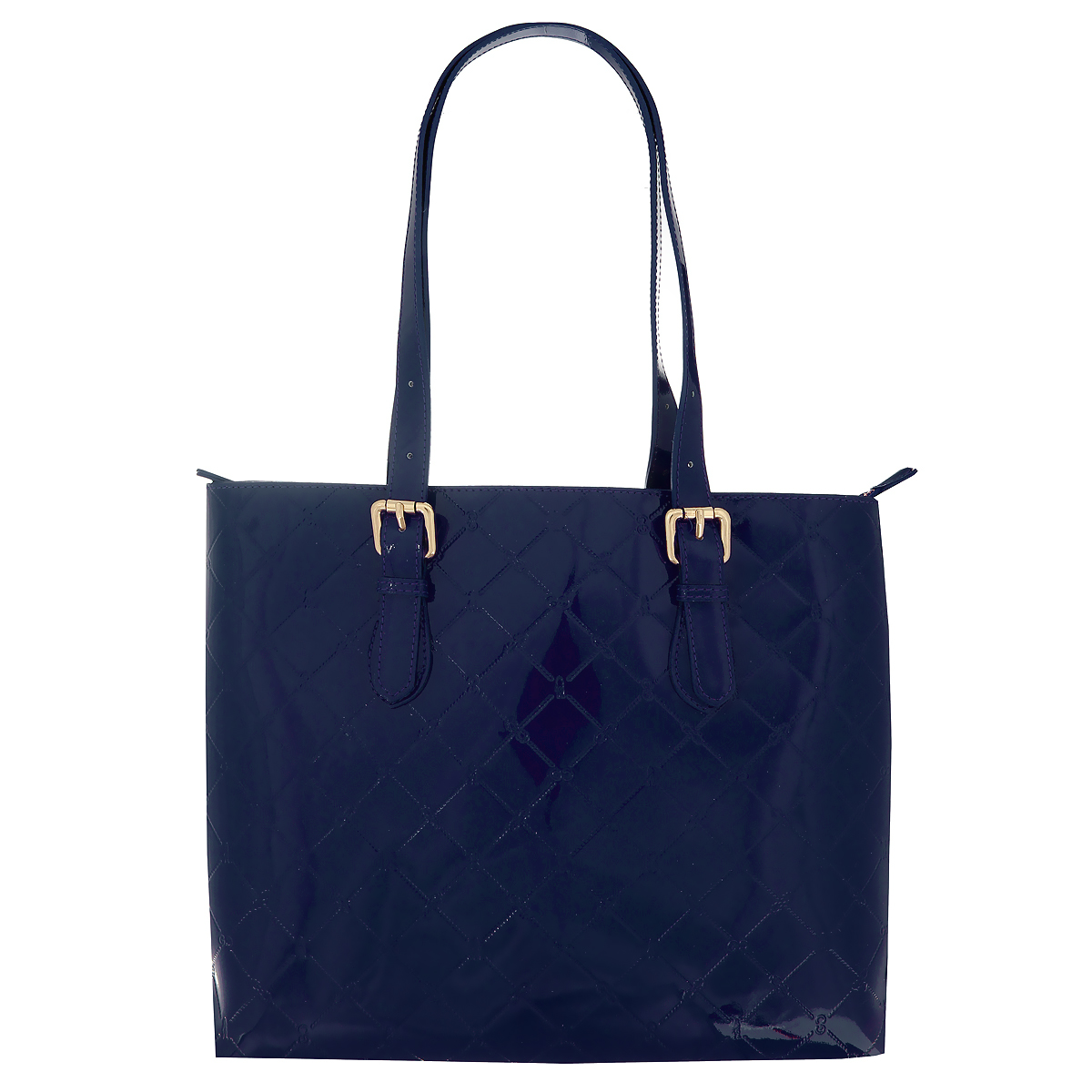 Сумка женская Gianni Conti, цвет: синий. 37739553773955 blue Сумка женская Gianni Conti, цвет: синий. 37739553773955 blueСтильная женская сумка Gianni Conti выполнена из высококачественной лаковой кожи синего цвета, оформленной декоративным тиснением. Сумка имеет одно вместительное отделение, закрывающееся на металлическую молнию. Внутри - вшитый кармашек на молнии, два накладных кармашка для мелочей и большой накладной карман. Сумка оснащена удобными ручками, позволяющими носить ее на плече. Фурнитура - золотистого цвета. Сумка - это стильный аксессуар, который подчеркнет вашу индивидуальность и сделает ваш образ завершенным. Знак Pelle Conciata al Vegetale in Toscana гарантирует, что кожа была выделана исключительно естественными извлеченными из растений танинами, без употребления запрещенных законом веществ. Танины, использованные в процессе медленного дубления, - секрет качества выделки. Маленькие прожилки, морщины и едва заметные царапины свидетельствуют о естественности материала, гарантируя уникальность каждой кожи. И сегодня в сердце Тосканы дубильщики верны традициям...