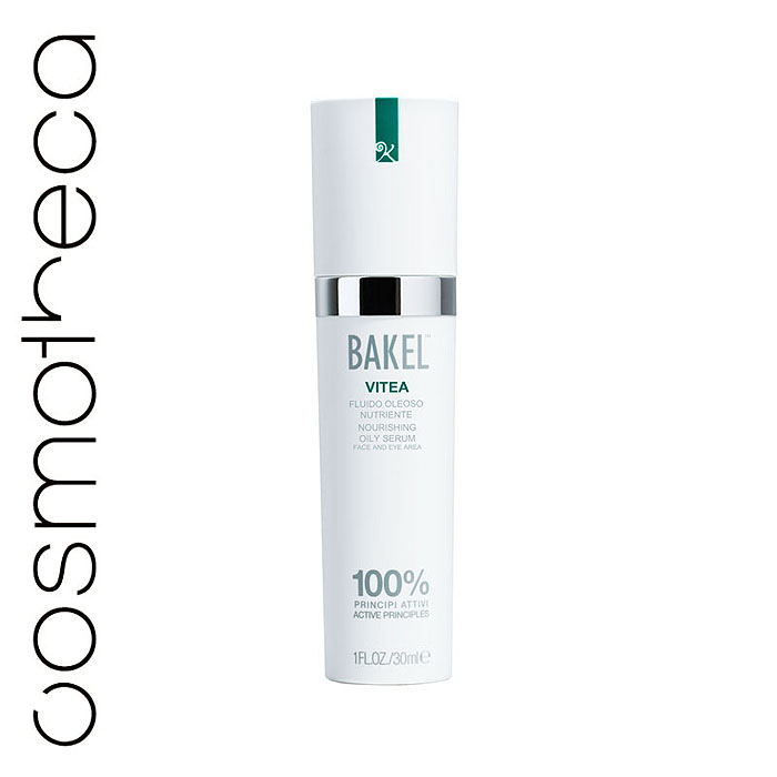 Bakel Сыворотка Vitea для лица и контура глаз, масляная, питательная, 30 млVITEA Bakel Сыворотка Vitea для лица и контура глаз, масляная, питательная, 30 млVITEAЖирная сыворотка Bakel Vitea содержит: витамин E, являющийся важнейшим компонентом в борьбе против свободных радикалов, ответственных за оксидативный стресс и преждевременное старение кожи; витамин A, предотвращающий процессы старения, типичные для сухой кожи, и уменьшающий обвисание кожи; масло абрикоса с его уникальным успокаивающим, питающим и смягчающим действием; диоксид кремния, обладающий способностями к обновлению кожи. Характеристики: Объем: 30 мл. Товар сертифицирован.