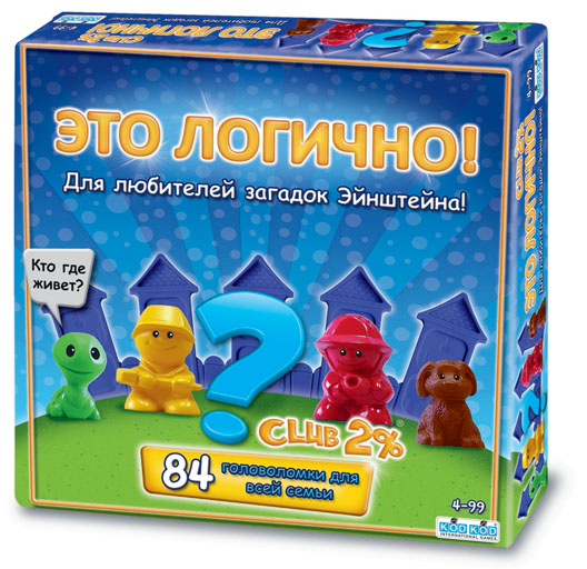 Настольная игра Это логично1549 Настольная игра Это логично1549Настольная игра для всей семьи Это логично поднимет настроение всем, вне зависимости от возраста. Во время игры делается упор на логическое мышление игроков. Цель игры - разгадать кто в каком домике живет. На игровых карточках указаны лишь 7 символов, которые отображают связь с фигурками в каждой из загадок. Выстраивайте логические цепочки, которые приведут вас к цели! В комплект входит: 84 карточки с загадками, 5 пластмассовых домиков. Характеристики: Материал: пластик, картон. Размер карточки: 10 см х 6,5 см. Количество игроков: 1 человека. Продолжительность игры: 15 минут.