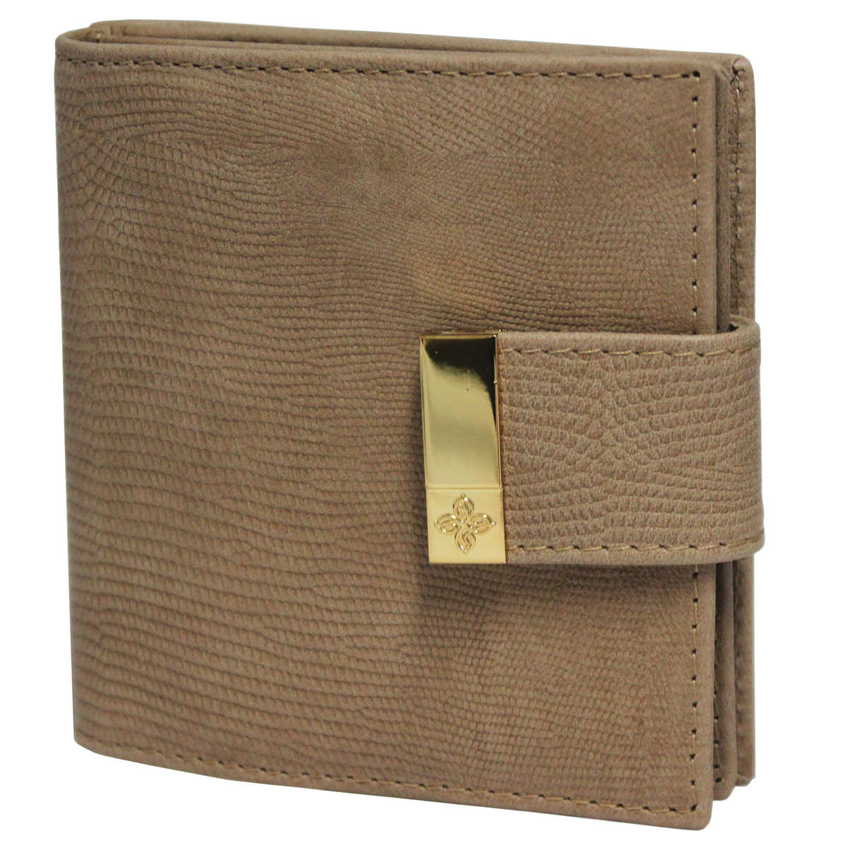 Кошелек женский Dimanche Elite Beige, цвет: бежевый. 241241 Кошелек женский Dimanche Elite Beige, цвет: бежевый. 241241Женский компактный кошелек Elite Beigel выполнен из натуральной высококачественной кожи с декоративным тиснением. Кошелек состоит из двух отделений. Первое отделение закрывается на магнитную кнопку, имеет четыре кармашка для кредиток и карман для монет с клапаном на кнопке. Второе отделение также закрывается на магнитную кнопку и содержит два кармана для купюр. Между отделениями также предусмотрен кармашек. Кошелек упакован в фирменную картонную коробку.