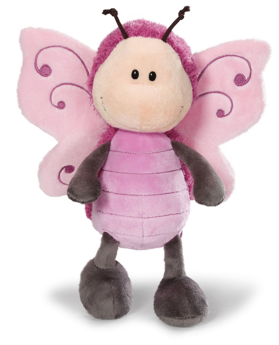 Мягкая игрушка Nici Бабочка, сидячая, 20 см36579 Мягкая игрушка Nici Бабочка, сидячая, 20 см36579Мягкая игрушка Nici Бабочка - выполнена в виде очаровательной бабочки. Удивительно мягкая игрушка изготовлена из высококачественного текстильного материала с набивкой из синтепона и пластиковых гранул. Глазки у бабочки пластиковые, у нее есть рожки, а за спиной - розовые крылышки. Игрушку легко можно посадить на ровную поверхность. Оригинальный стиль и великолепное качество исполнения делают эту игрушку чудесным подарком к любому празднику. Немецкая компания Nici является одним из лидеров на Европейском рынке мягких игрушек и подарков. Продукцию компании можно встретить везде: это и значок на школьном рюкзаке, и магнит на холодильнике, и поздравительная открытка, и мягкая игрушка, и автомобильный талисман. Игрушки Nici - это товары высочайшего качества и инновационного дизайна. Для создания всего одной игрушки работает большое количество людей и используется самое современное оборудование и технологии. И делается все это для того, чтобы добиться счастливых...