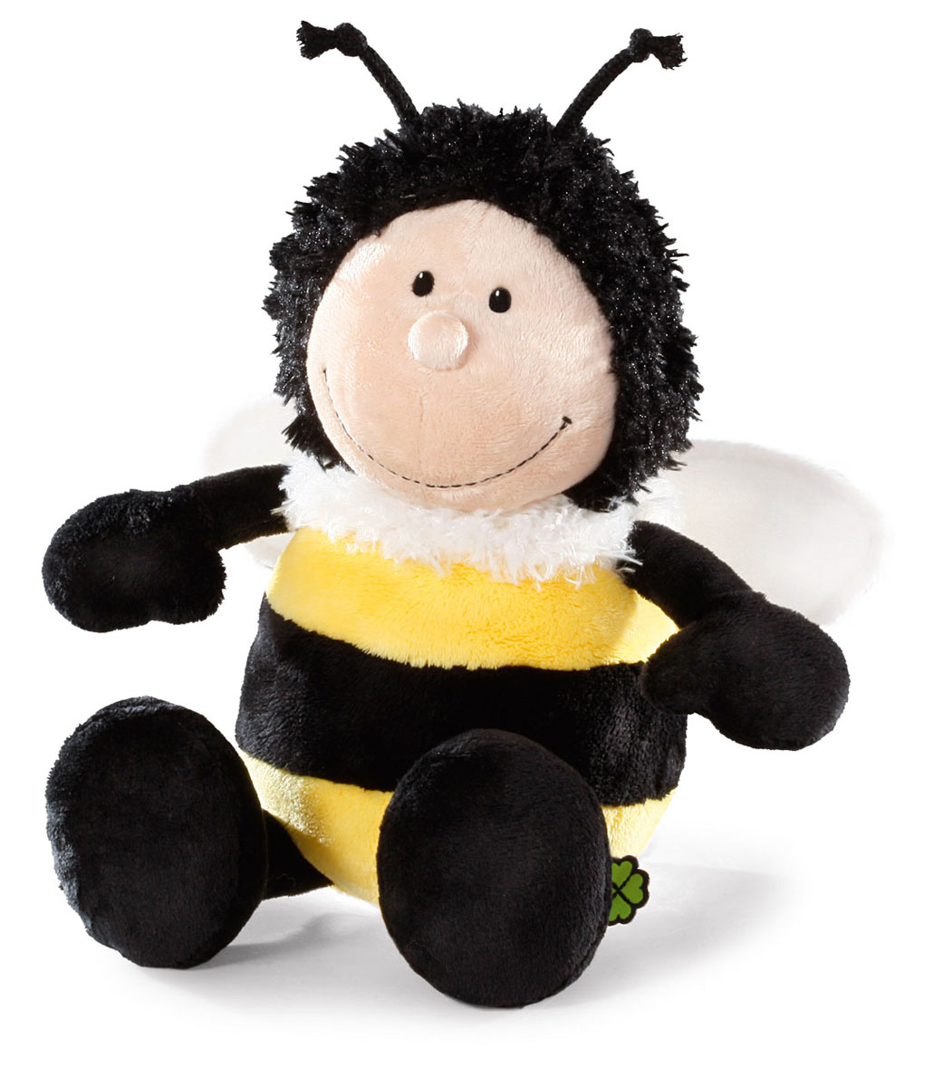 Мягкая игрушка Nici Шмель, сидячая, 15 см36864 Мягкая игрушка Nici Шмель, сидячая, 15 см36864Мягкая игрушка Nici Шмель выполнена в виде симпатичного шмеля. Удивительно мягкая игрушка изготовлена из высококачественного текстильного материала черного, желтого, бежевого и белого цветов с набивкой из синтепона и пластиковых гранул. Глазки у шмеля пластиковые, вокруг шеи имеется белый пушок, также у него есть усики, а за спиной - небольшие крылышки. Игрушку легко можно посадить на ровную поверхность. Оригинальный стиль и великолепное качество исполнения делают эту игрушку чудесным подарком к любому празднику. Немецкая компания Nici является одним из лидеров на Европейском рынке мягких игрушек и подарков. Продукцию компании можно встретить везде: это и значок на школьном рюкзаке, и магнит на холодильнике, и поздравительная открытка, и мягкая игрушка, и автомобильный талисман. Игрушки Nici - это товары высочайшего качества и инновационного дизайна. Для создания всего одной игрушки работает большое количество людей и используется самое современное оборудование...