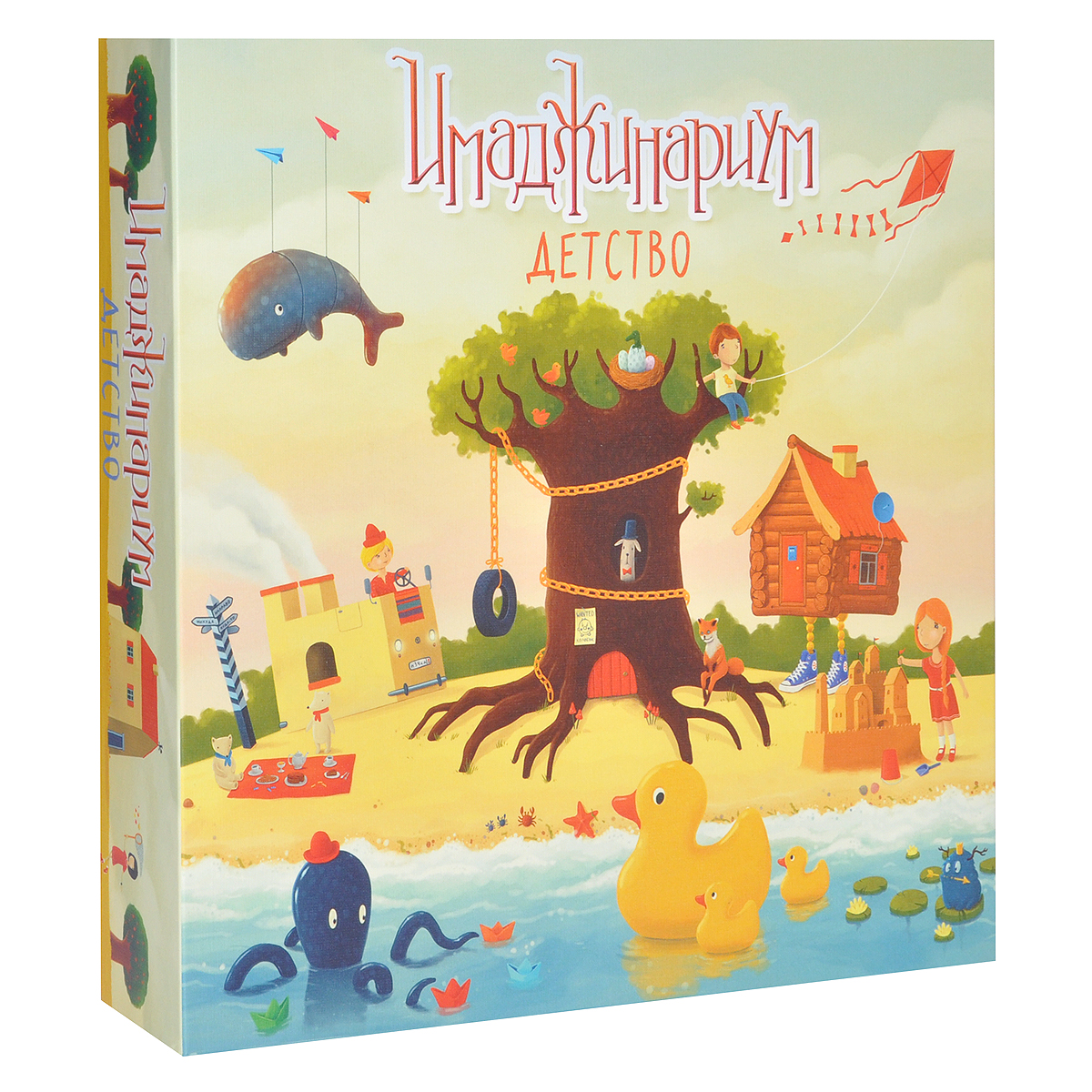Настольная игра Имаджинариум. Детство12674 Настольная игра Имаджинариум. Детство12674Возможно, вы уже знакомы с игрой Имаджинариум. Ее создавали для взрослых, но обнаружили, что и дети с удовольствием в нее играют. Данная игра - это специальная детская редакция. Правила стали проще и понятнее, а картинки - добрее и сказочней. Теперь мы можем смело рекомендовать игру тем, кто уже перестал есть картон и мелкие предметы, но еще не создал свою первую рок-группу. Суть игры не изменилась: вы загадываете ассоциации, глядя на фантазийные картинки, и пытаетесь понять, какую картинку загадал ваш друг. Меняйте правила игры как угодно, а когда вы изучите карты в колоде слишком хорошо, и вам захочется чего-то нового, вы сможете приобрести дополнительные наборы карт для Имаджинариума, использовать карты из других игр в ассоциации и даже нарисовать эти карты самостоятельно. Комплект игры включает: игровое поле, 98 больших карт с загадочными рисунками, 7 разноцветных специально обученных летающих слонов, 49 жетонов с номерами (по 7 штук каждого цвета) и подробные...