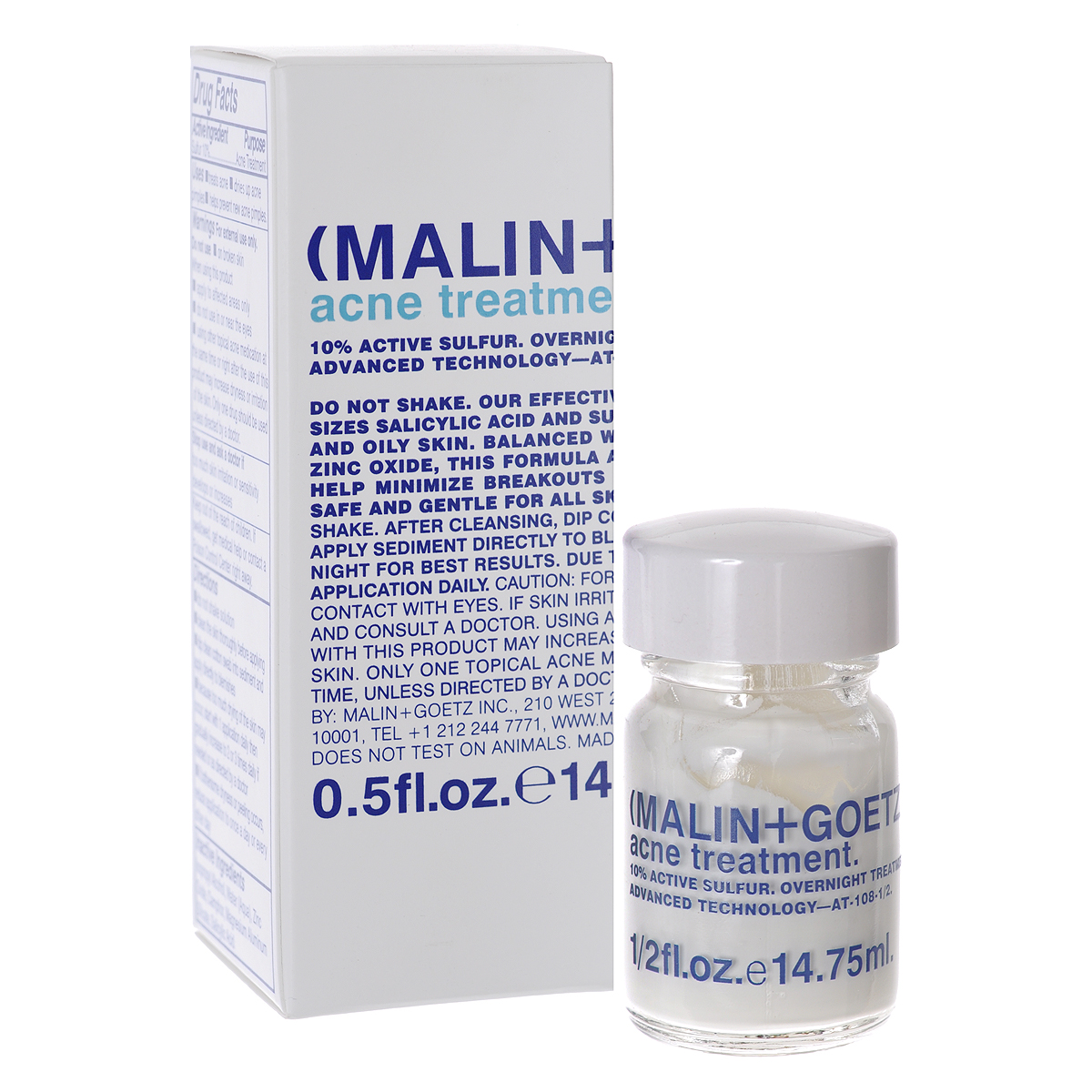 Отзывы Malin+Goetz Сыворотка для проблемной кожи лица, 14 мл