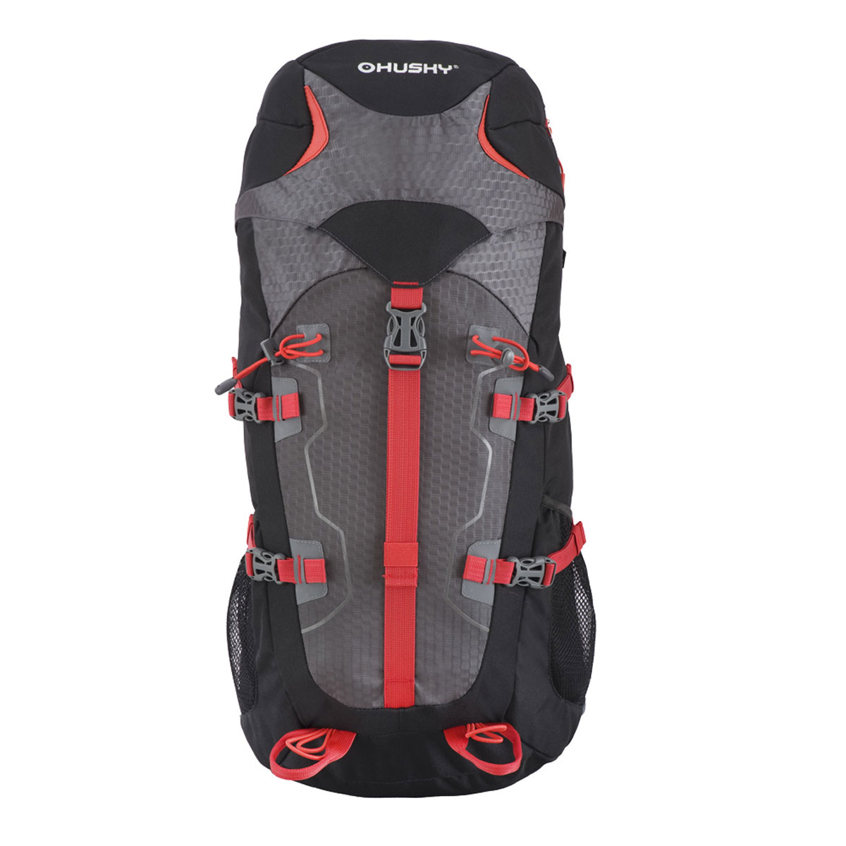 Рюкзак туристический Husky Scape 38, цвет: черныйУТ-000057632 Рюкзак туристический Husky Scape 38, цвет: черныйУТ-000057632Рюкзак туристический Husky Scape 38 станет Вашим незаменимым спутником во время путешествий, отдыха на свежем воздухе или занятий спортом. Большое внутреннее отделение вместит все необходимо снаряжение. Удобные плечевые лямки и поясной ремень надежно зафиксируют рюкзак на спине во время сложного похода. Особенности: Основное отделение с верхним и боковым входом, Водонепроницаемая легкая ткань, Сетчатая система вентиляции спины NBS, Боковые карманы-сетки, Держатели для палок, ледоруба, Карман в крышке, накидка от дождя, Место для гидратора, Светоотражающие элементы.