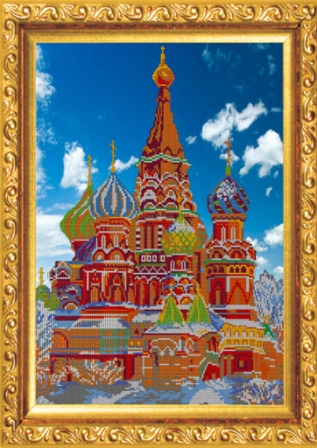 Набор для вышивания бисером Собор Василия Блаженного, 38,3 x 48,4 см7 Набор для вышивания бисером Собор Василия Блаженного, 38,3 x 48,4 см7В набор для вышивания Собор Василия Блаженного входит все необходимое для создания собственного чуда: чешский бисер, ткань с нанесенным рисунком-схемой, специальная бисерная игла и инструкция. Времена меняются, а истинные ценности всегда остаются в моде. К таким ценностям можно отнести любовь девушки, женщины к рукоделию. Представьте себе картину: девушка, сидящая в своей светлице перед веретеном у окна, напевающая красивую песню, задумчиво прядет, ловко управляясь с нитью. Старо? Можно придумать что-нибудь более современное. Например, молодая женщина сидит в уютном креслице с вышивкой на коленях, а рядом бегают малыши в вязанных ее руками штанишках. Или так. Бабушка в кресле- качалке вышивает икону... Наверняка придуманные вами образы овеяны ореолом романтики, тепла, света. И это неудивительно, рукоделие - пища не только (и даже не столько) для рук, сколько для души. И еще немного - для ума, ведь регулярное вышивание крестиком, бисером...