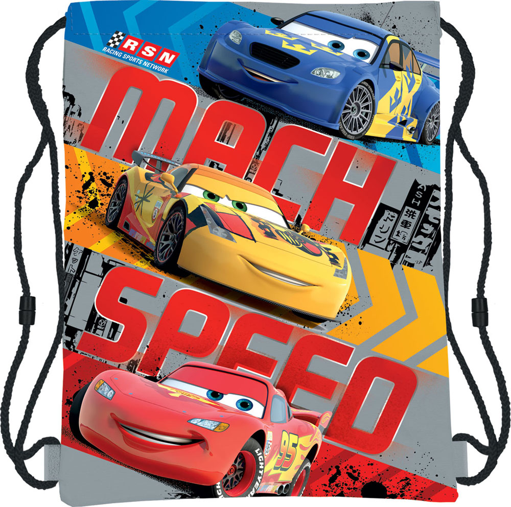 Сумка для сменной обуви Cars, цвет: серый, мультицветCRAP-MT1-883 Сумка для сменной обуви Cars, цвет: серый, мультицветCRAP-MT1-883Сумка для сменной обуви Cars идеально подойдет как для хранения, так и для переноски сменной обуви и одежды. Сумка выполнена из мягкого водоотталкивающего материала и дополнена одним вместительным отделением, затягивающимся с помощью текстильного шнурочка. Шнурки фиксируются в нижней части сумки, благодаря чему ее можно носить за спиной как рюкзак. Оформлено изделие ярким принтом с изображением спортивных тачек - персонажей мультфильма «Тачки».
