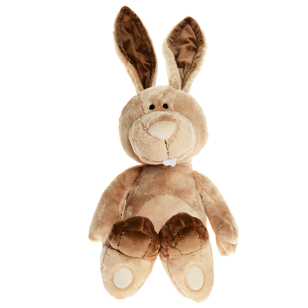 Мягкая игрушка Nici Кролик Ральф, сидячая, 50 см36513 Мягкая игрушка Nici Кролик Ральф, сидячая, 50 см36513Очаровательная мягкая игрушка Nici Кролик Ральф подарит вашему ребенку много радости и веселья! Она выполнена из мягких материалов с набивкой из синтепона и гранул в виде симпатичного бежевого кролика с длинными ушками и пушистым хвостиком. Игрушка удивительно приятна на ощупь. Гранулы, используемые при ее набивке, способствуют развитию у ребенка мелкой моторики пальчиков. Внутри ушек имеется проволочный каркас, им можно придать любое положение. Можно играть с малышом в прятки: спрятать Ральфа за его ушками и снова найти. Чудесная мягкая игрушка принесет радость и подарит своему обладателю мгновения нежных объятий и приятных воспоминаний. NICI - немецкая компания, являющаяся одним из лидеров на Европейском рынке мягких игрушек и подарков. Игрушки NICI стали неотъемлемой частью жизни многих людей в самых разных уголках нашей планеты.