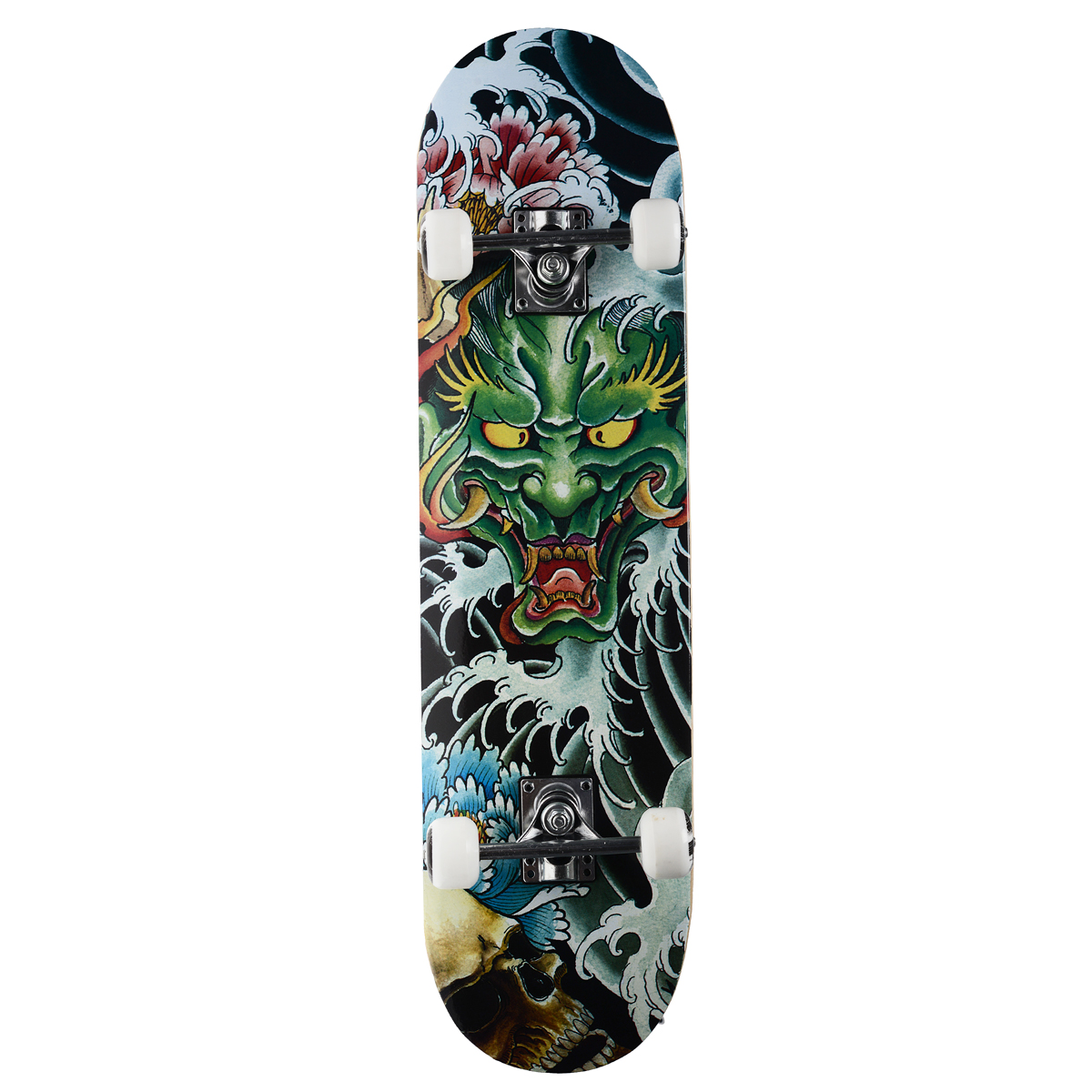 Скейтборд MaxCity Dragon, цветной принт, дека 79 см х 20 см2770960904110 Скейтборд MaxCity Dragon, цветной принт, дека 79 см х 20 см2770960904110Cкейтборды MaxCity – это самый подходящий вариант для начинающих скейтбордистов и просто любителей. Качественные материалы изготовления дадут вам полностью ощутить удовольствие от катания, а надежные комплектующие позволят выполнять несложные трюки без риска повредить доску. MaxCity – это качество по приемлемой цене. Нижняя часть деки украшена оригинальным рисунком.