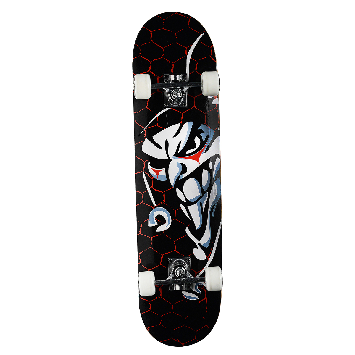 Скейтборд MaxCity Joker, цветной принт, дека 79 см х 20 см2770960903915 Скейтборд MaxCity Joker, цветной принт, дека 79 см х 20 см2770960903915Cкейтборды MaxCity – это самый подходящий вариант для начинающих скейтбордистов и просто любителей. Качественные материалы изготовления дадут вам полностью ощутить удовольствие от катания, а надежные комплектующие позволят выполнять несложные трюки без риска повредить доску. MaxCity – это качество по приемлемой цене. Нижняя часть деки украшена оригинальным рисунком.