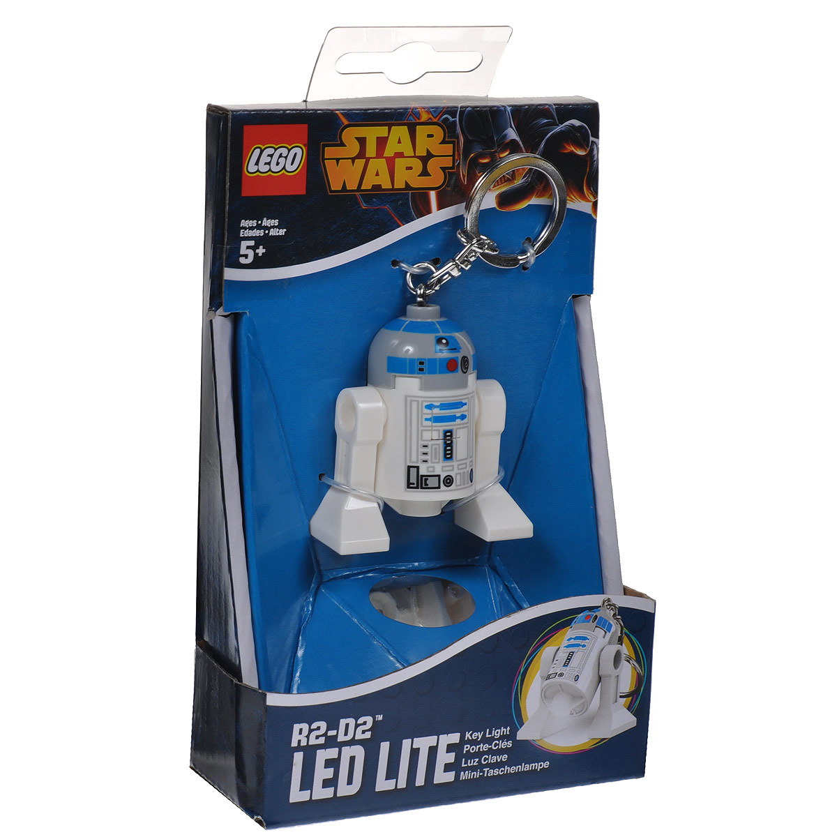 Брелок-фонарик для ключей Lego Звездные ВойныLGL-KE21 Брелок-фонарик для ключей Lego Звездные ВойныLGL-KE21Брелок Lego Звездные Войны станет отличным подарком для родственников, знакомых или коллег по работе. Его можно пристегнуть к рюкзаку, сумке или повесить на связку ключей. Брелок имеет функцию фонарика, с помощью которой вы сможете в ночное время суток заглянуть под капот машины, осветить себе путь во время поздних пеших прогулок, разглядеть в темном подъезде замочную скважину.