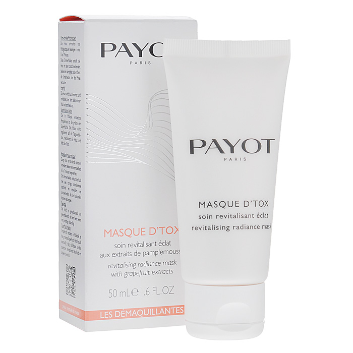 Payot Маска-детокс для лица, очищающая, 50 мл65074180 Payot Маска-детокс для лица, очищающая, 50 мл65074180Маска для удаления токсинов и улучшения цвета лица. Секрет мгновенного сияния! Идеальное средство для экспресс-ухода за кожей. Используется всегда, когда нужно стереть следы усталости. Глубоко очищает и смягчает, осветляет кожу и поглощает излишки себума, снимает напряжение и маску усталости. Способ применения : применяется один или два раза в неделю. Нанесите маску на 10 минут на кожу лица, шеи и декольте.