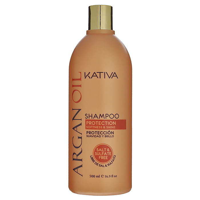 Kativa Шампунь Argan Oil для волос, увлажняющий, 500 мл65808402 Kativa Шампунь Argan Oil для волос, увлажняющий, 500 мл65808402Активные компоненты, входящие в состав шампуня, возвращают волосам силу, увлажняют и разглаживают по всей длине. Шампунь защищает волосы от пересушивания, вызванного влиянием негативных факторов окружающей среды, а также способствует сохранению цвета окрашенных волос. В состав входит аргановое масло, содержащее витамин Е, антиоксиданты и омега 3 и 9, что способствует предотвращению сухости волос, вызванных агрессивной окружающей средой. Увлажняет, питает и придает волосам блеск и гладкость. Продлевает эффект выпрямления и способствует сохранению цвета. Способ применения : равномерно нанесите на влажные волосы, вспеньте и сделайте легкий массаж. Тщательно смойте. При необходимости повторите процедуру.