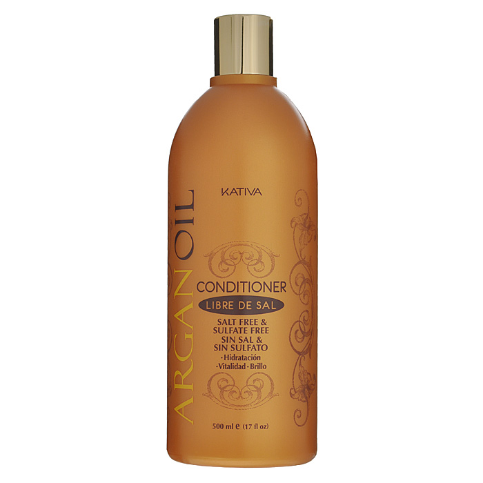 Kativa Кондиционер Argan Oil для волос, увлажняющий, 500 мл65866202 Kativa Кондиционер Argan Oil для волос, увлажняющий, 500 мл65866202Кондиционер увлажняет, питает, придает блеск и шелковистость волосам. Высококачественное аргановое масло насыщает волосы необходимыми витаминами, антиоксидантами и жирными кислотами. Кондиционер способствует лучшему расчесыванию волос, предотвращает их ломкость. В состав входит аргановое масло, содержащее масло Е, антиоксиданты и Омега 3 и 9. Увлажняет, питает и придает волосам блеск и гладкость. Продлевает эффект выпрямления. Способ применения : нанесите на чистые вымытые волосы только по длине, оставьте на 2-3 минуты для лучшего воздействия, а затем тщательно смойте.
