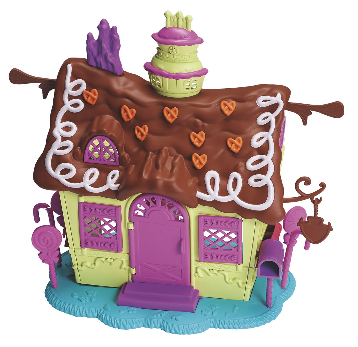 My Little Pony Pop Игровой набор Пряничный домикA8203 My Little Pony Pop Игровой набор Пряничный домикA8203Набор Пряничный домик дает редкую возможность получить свою собственную кондитерскую. И домик, и лошадку необходимо сначала собрать, проявив свою творческую фантазию. Домик строить очень просто и интересно. В Пряничном домике Пинки Пай всегда может собрать своих друзей и устроить веселое чаепитие! С игровым набором My Little Pony Пряничный домик можно создать своего уникального пони. Подойди к занятию творчески, используя гривы, хвост и украсив лошадку специальными наклейками, сделай пони единственной и неповторимой! Чтобы сделать свою пони еще более уникальной, ты можешь использовать хвосты и гривы лошадок из других наборов, которые продаются отдельно. Наборы полностью совместимы, это разнообразит процесс игры, сделав его еще более захватывающим. С набором Пряничный домик тебя и твою Пинки Пай ждут новые, еще более захватывающие приключения. Игры с такой игрушкой поспособствуют развитию у ребенка фантазии и любознательности, помогут овладеть навыками общения,...