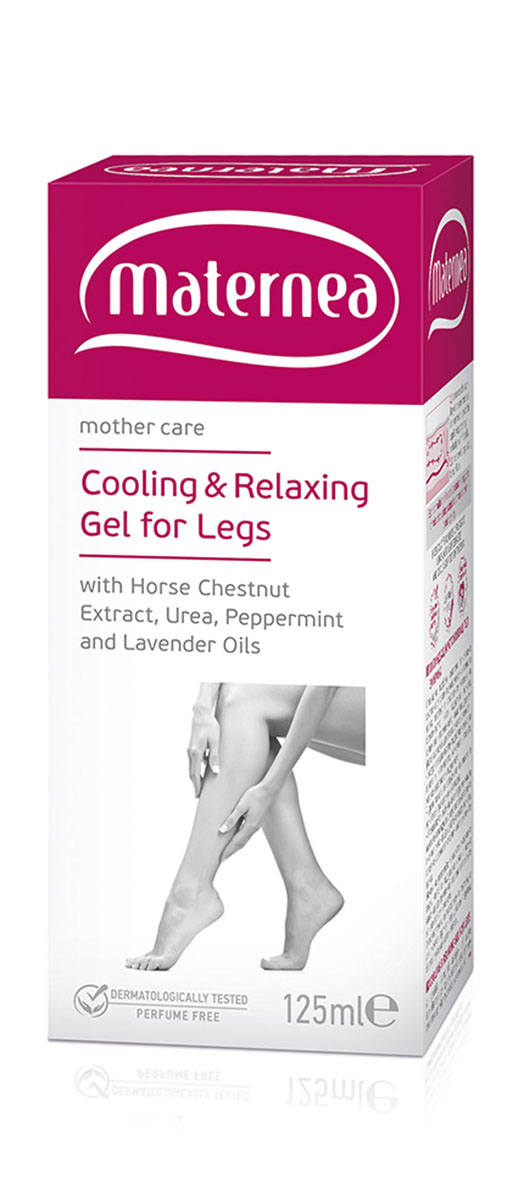 Maternea Гель для ног Cooling & Relaxing Gel for Legs, охлаждающий и успокаивающий, 125 мл300088 Maternea Гель для ног Cooling & Relaxing Gel for Legs, охлаждающий и успокаивающий, 125 мл300088Повышенное скопление жидкости и давление на органы являются причиной отеков ног на поздних сроках беременности. Ногам приходится взять на себя тяжесть дополнительных килограммов, кровообращение затрудняется, а сниженный уровень гормонов ослабляет стенки кровеносных сосудов. Охлаждающий и успокаивающий гель для ног Maternea Cooling & Relaxing Gel for Legs - идеальное решение для твоих уставших и отяжелевших ног, особенно в последние месяцы беременности. Специально подобранный комплекс активных веществ заботится о ногах, увлажняя кожу, снимает напряжение и дискомфорт, дает ощущение легкости и свежести. Охлаждающий и успокаивающий гель для ног Maternea - гипоаллергенный, прошедший дерматологические испытания, с легким ароматом мяты из натуральных масел, без добавления парфюма, гарантированно безопасен для матери и младенца. Натуральное активное вещество из конского каштана Эсцин улучшает тонус капилляров, укрепляет стенки вен, способствует циркуляции крови и...